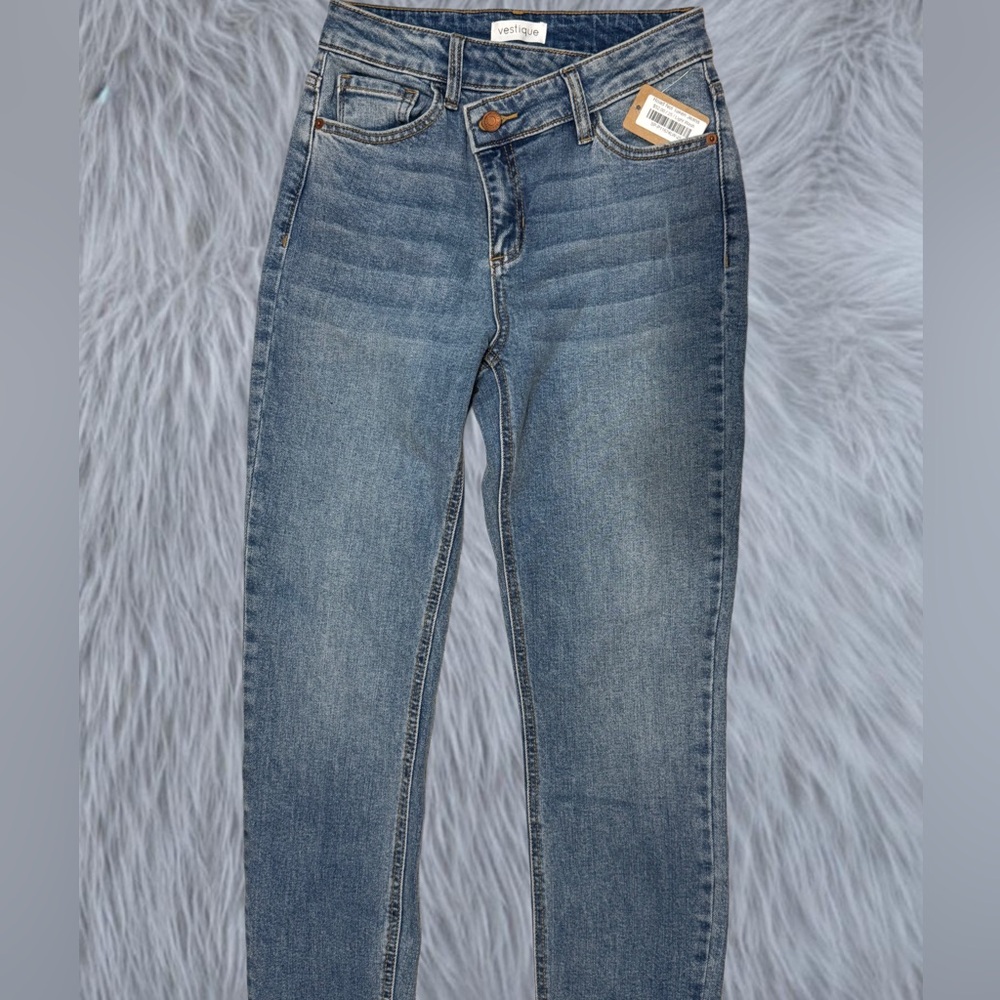 Vestique Blue Skinny Jeans Classic Style